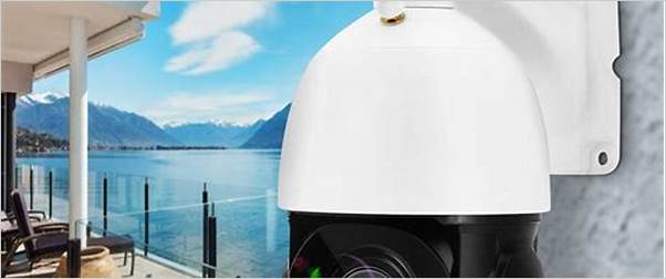 Outdoor security camera with night vision