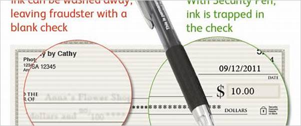 best anti-forgery pens for check writing