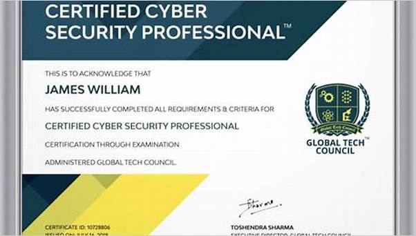 Best cyber security certificate program images