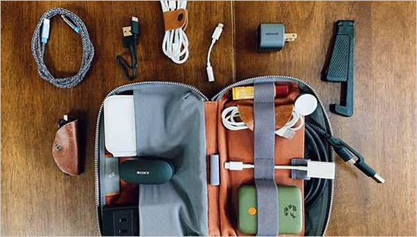 Best tech pouch for travel essentials