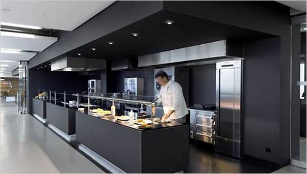 Modern commercial kitchen design ideas