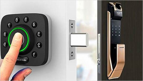 modern smart door lock