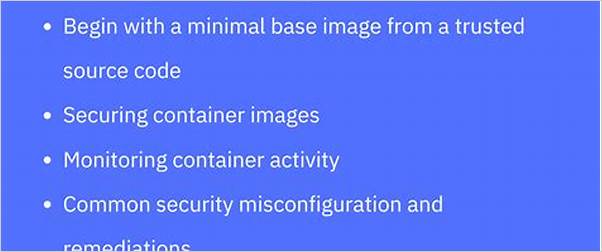 Container security best practices infographic