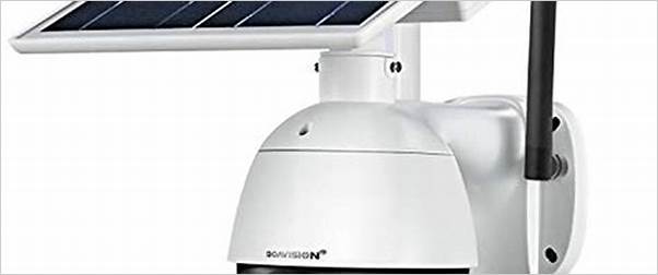 Solar Powered Security Camera with Night Vision