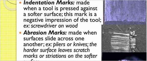 Tool marking examples