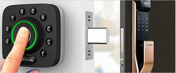 modern smart door lock